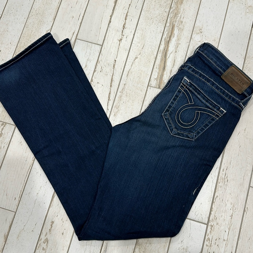 Big Star Maddie Bootcut jeans, dark denim, size 29R